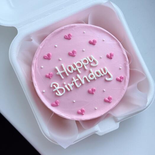 Бенто торт «happy birthday»💕 на день рождения