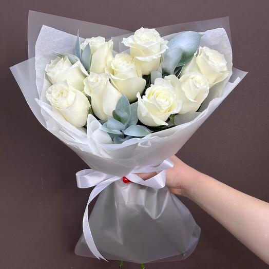 Букет из белых роз💗