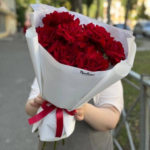 Букет из 9 ажурных роз