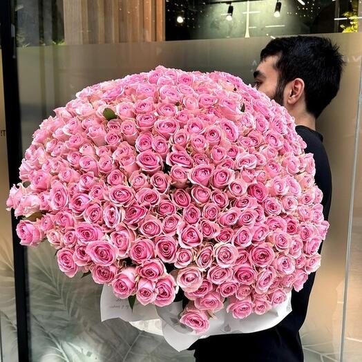 Bouquet "301 pink roses"