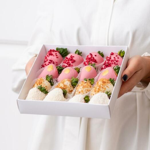 Набор из клубники в шоколаде, 16 шт