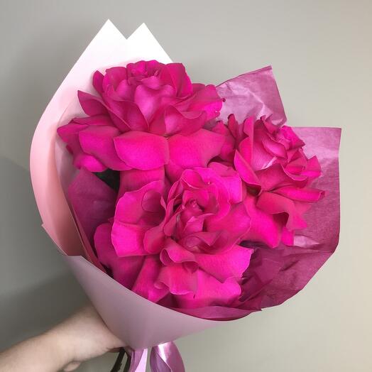 " Любовь 💓 для неё " Букет французских роз