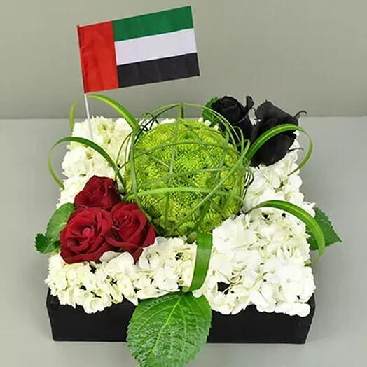 UAE National Day Flag Square Special  Arrangement