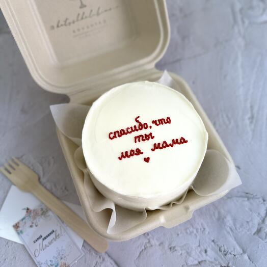 Bento cake "Thank you for being my mom"