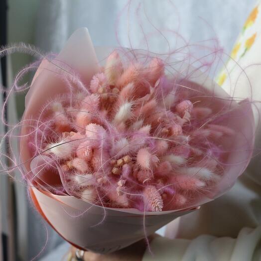 "Pink Dream", bouquet of dried flowers