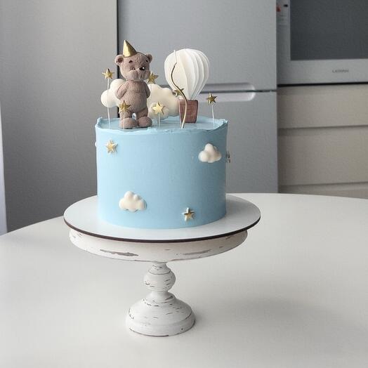 Детский торт с мишкой