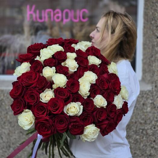 51 эквадорских роз