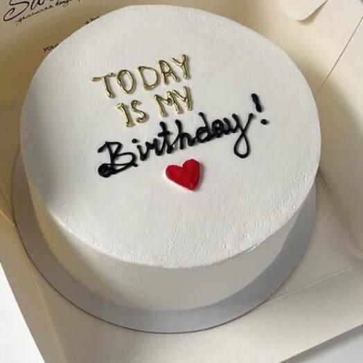 Большой бенто-торт «today is my birthday»