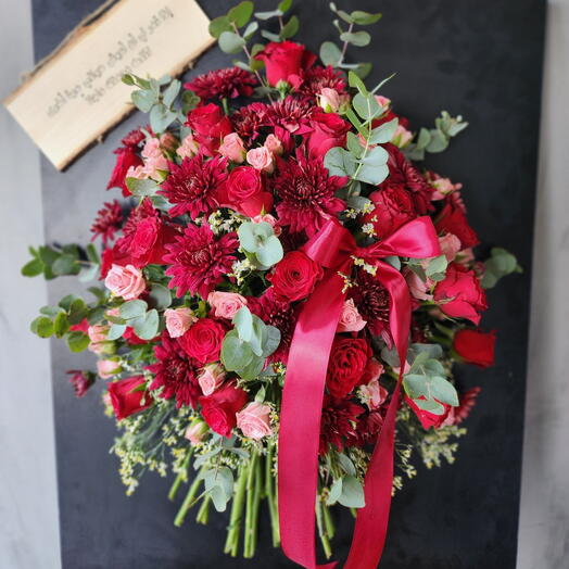 Blooms on a wooden canvas