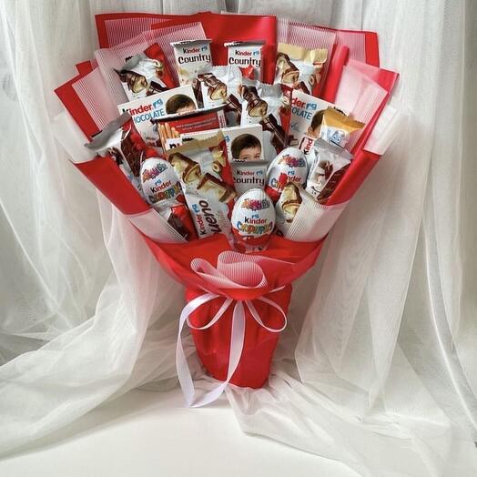 Букет из kinder