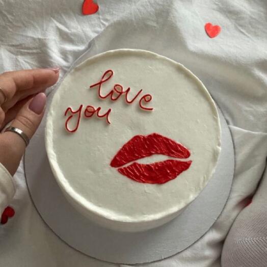 Бенто торт love you