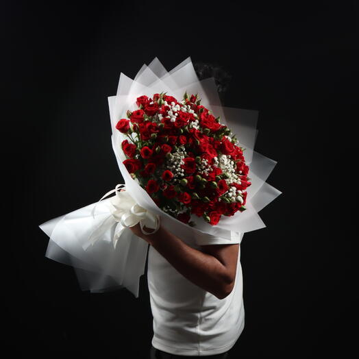 Red Spray Roses Bouquet