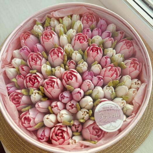 Зефирный букет в коробке