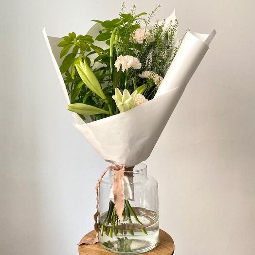 Полевой букет с диантусами