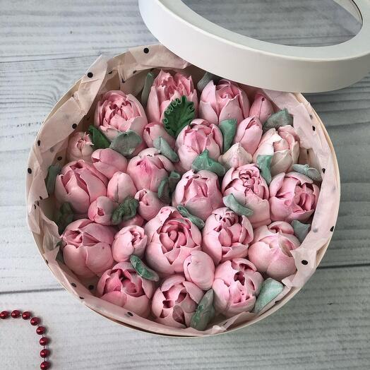 Букет из зефирных цветов для мамы , сестре, бабушке , любимой , жене