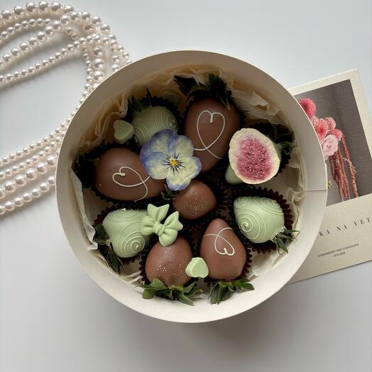 «Лаймовый фреш» клубника в шоколаде Callebaut Уфа 8-9 шт