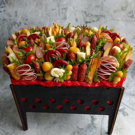 Men's set edible grill