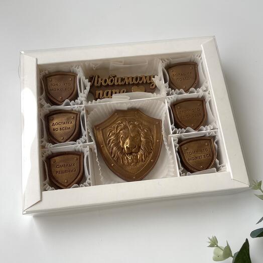 Набор шоколадных конфет Любимому папе