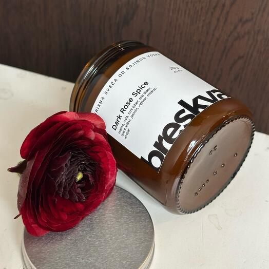 Candle Dark rose spice