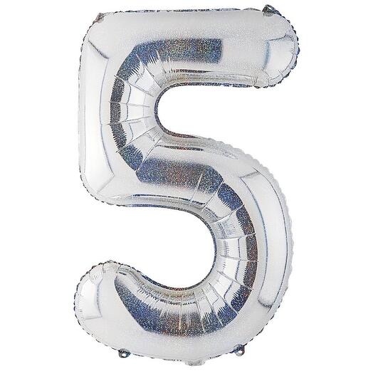 ЦИФРА 5 40 Silver блеск