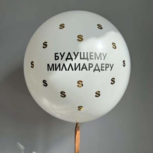 Шар для мужчины/парня «Будущий миллиардер»