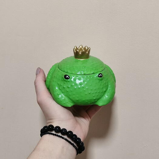 Ароматическая свеча Жабби зеленая