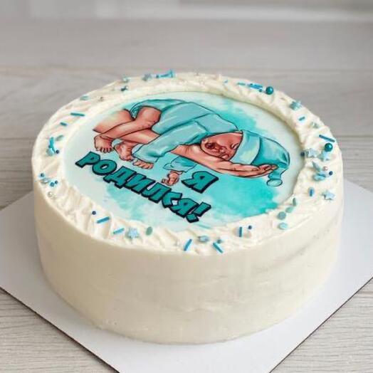 Торт на выписку мальчика