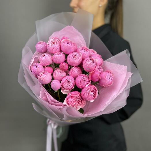 Пионовидных роз Silva Pink