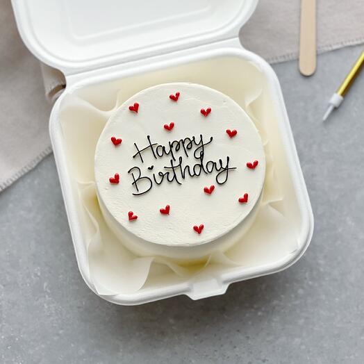 Бенто-торт на день рождения «Happy Birthday»