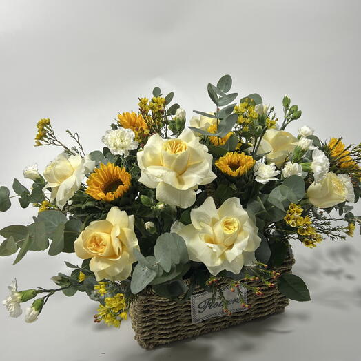 Basket flowers