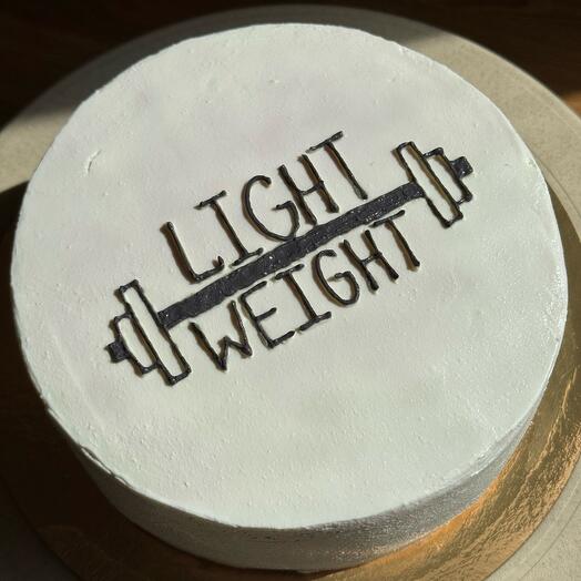 Торт для тренера "Light weight" ПП без сахара