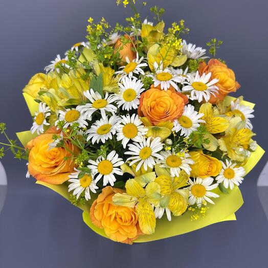 Букет из роз, букет из роз «Любит-Не Любит»💛💛