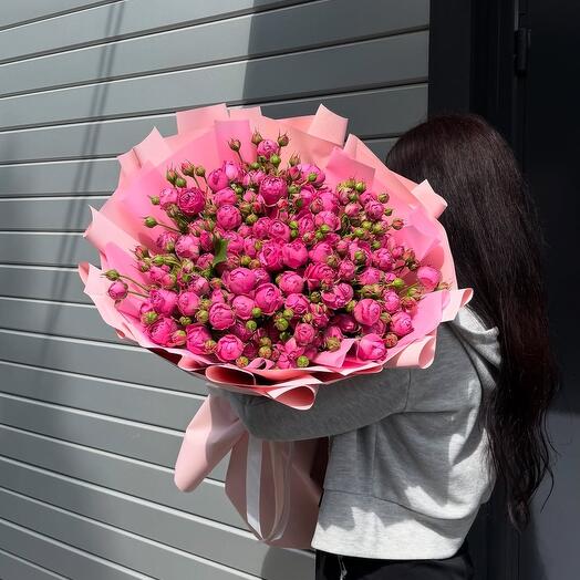 Peony Spray Roses Bouquet N-111