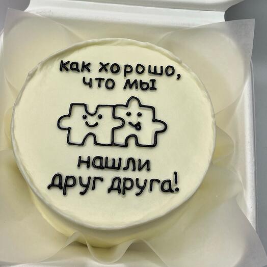 Бенто торт Мы нашли друг друга
