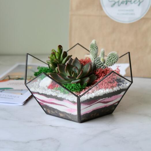 Florarium „Flower” – Mini prezent