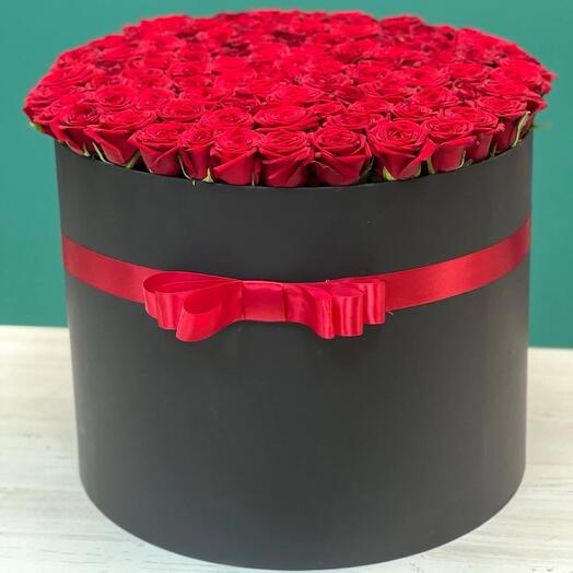 101 Роза в коробке 🌹