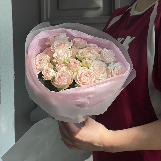 🎀 5 кустовых роз бомбастик
