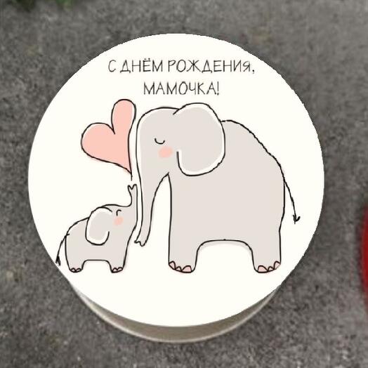 Бенто-мини торт для мамы