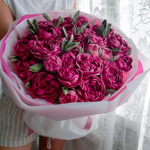 Букет "Яркие Пионы"