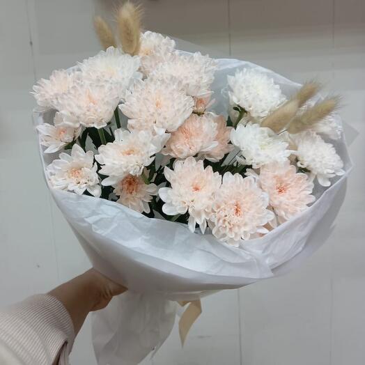 Букет из кустовых хризантем, 3 шт