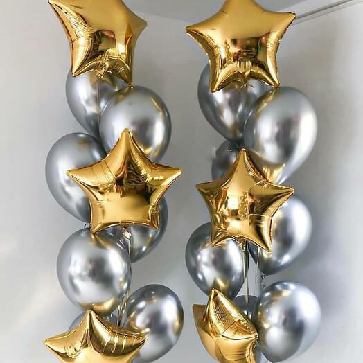 Букет шариков 20 штук