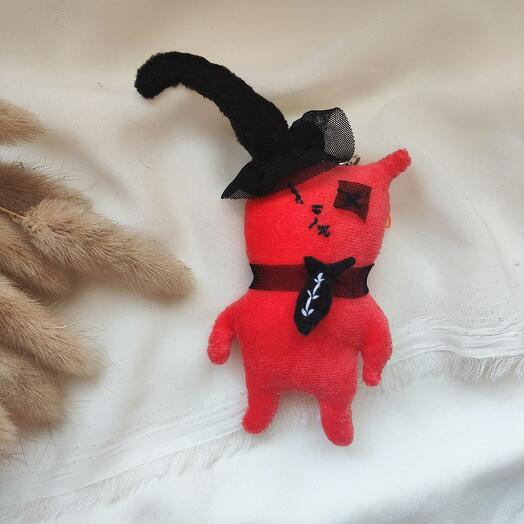 Брелок игрушка Кот Хэллоуин