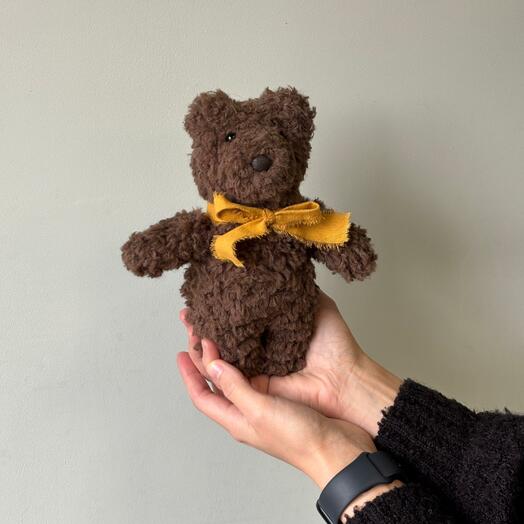 Игрушка мини Мишка в жёлтом шарфике