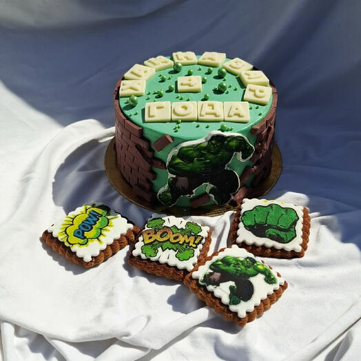 Именной торт и пряники