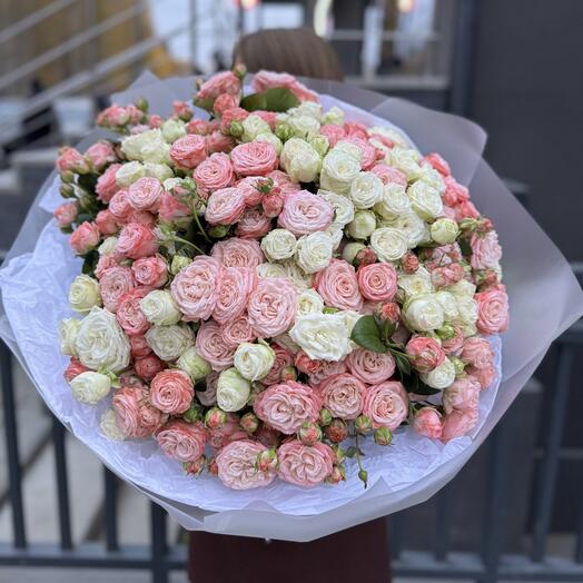 51 пионовидная кустовая роза