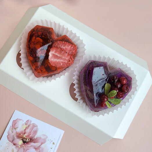 🔥Чайные бомбочки. Чай в подарок « 2 сердца» Подарочный набор маме