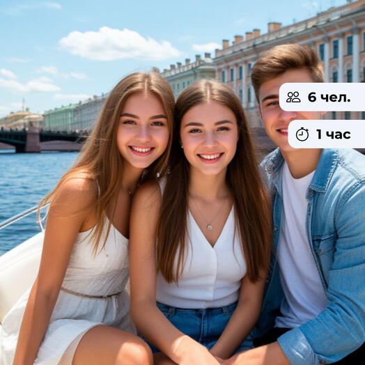 Полуденный выстрел. Прогулка на катере по каналам к Петропавловской крепости