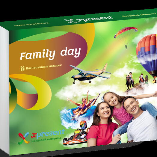 Подарочный набор  «Family day» (3 впечатления на выбор)
