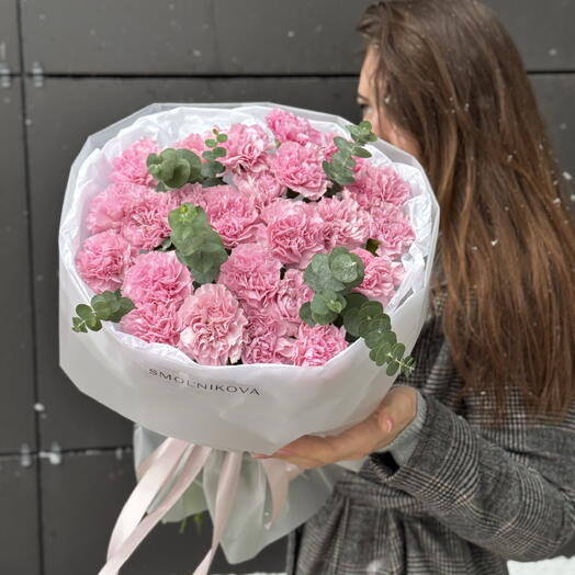 Ажурные диантусы в букете 💖🌸
