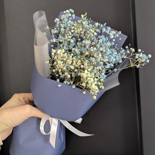 Букет из сухоцветов гипсофилы